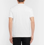 Dolce & Gabbana - Slim-Fit Embroidered Cotton-Jersey T-Shirt - Men - White