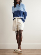 Isabel Marant - Tie-Dyed Cotton-Blend Sweater - Blue