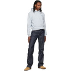 A.P.C. Blue Standard 'Rue Madame' Hoodie