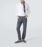 Etro Roma paisley slim jeans