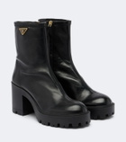 Prada Leather ankle boots