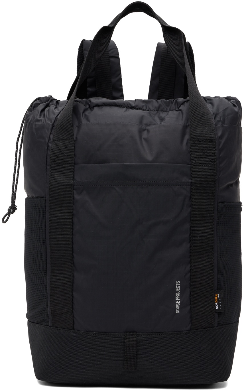 NORSE PROJECTS Black Hybrid Backpack Norse Projects