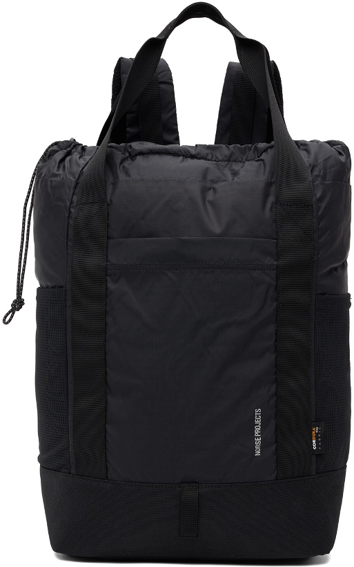 Photo: NORSE PROJECTS Black Hybrid Backpack