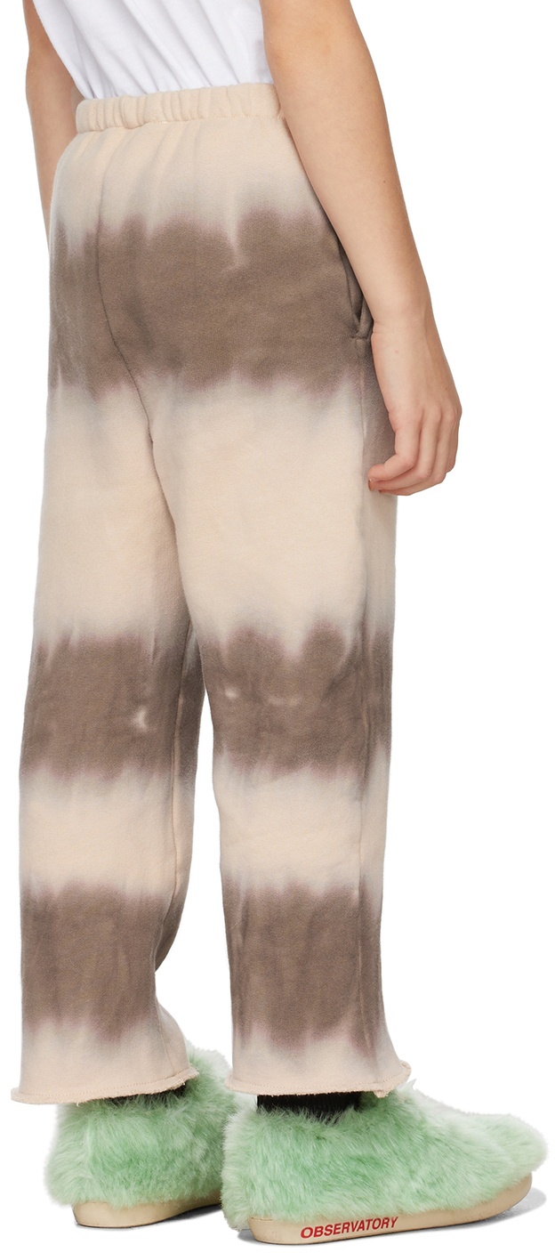 The Animals Observatory Kids Brown Logo Horse Lounge Pants