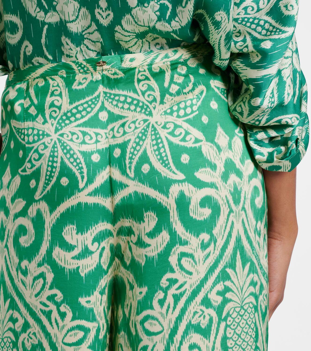 Poupette St Barth Clea printed wide-leg pants