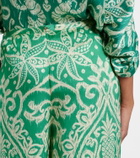 Poupette St Barth Clea printed wide-leg pants