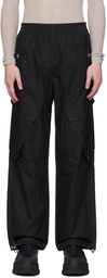 Dion Lee Black Snap Cargo Pants