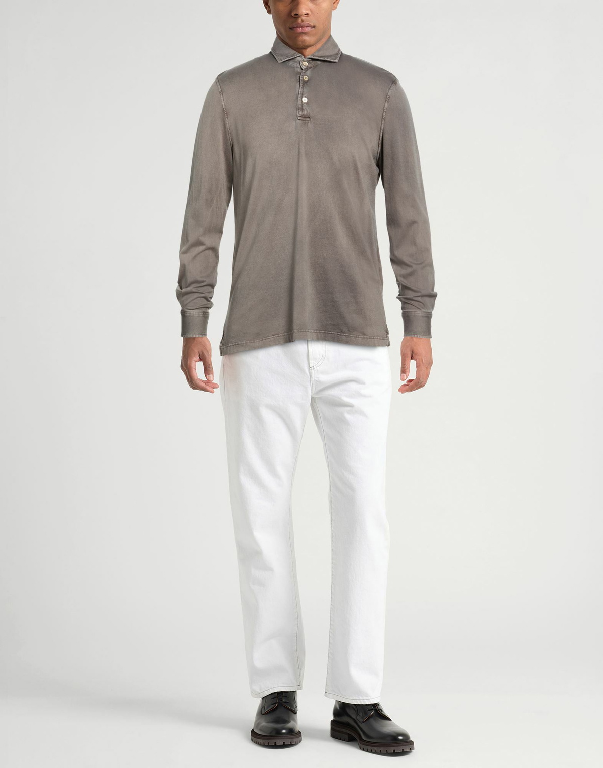 Fedeli Mens Polo shirt Charcoal