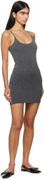AMIRI Black Lurex Minidress