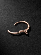 MARIA TASH - Single Short Spike 9.5mm Rose Gold Single Hoop Earring