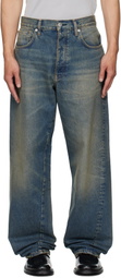 Sunflower Blue Wide Twist Jeans