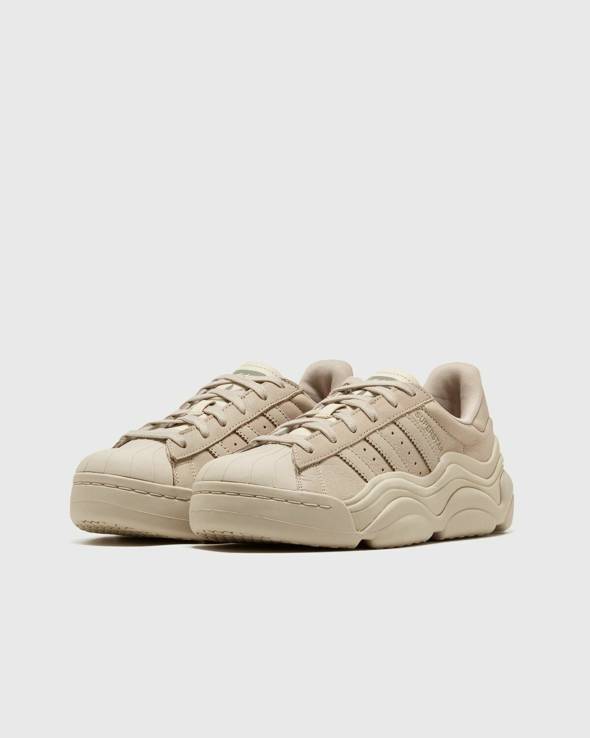 Adidas superstar brown cream best sale