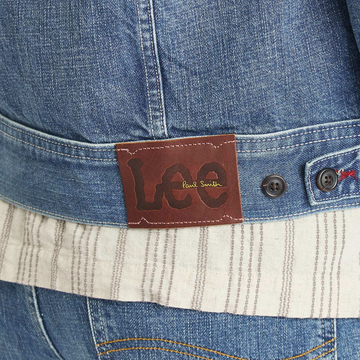 Paul Smith Men's x Lee Storm Rider Denim Jacket in Blue