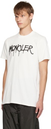 Moncler White Printed T-Shirt