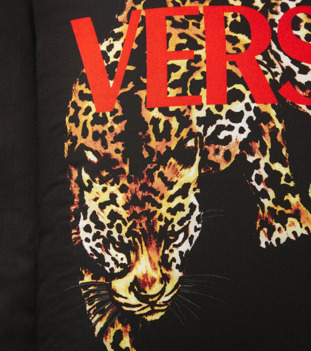 Versace Home Logo printed cotton satin cushion