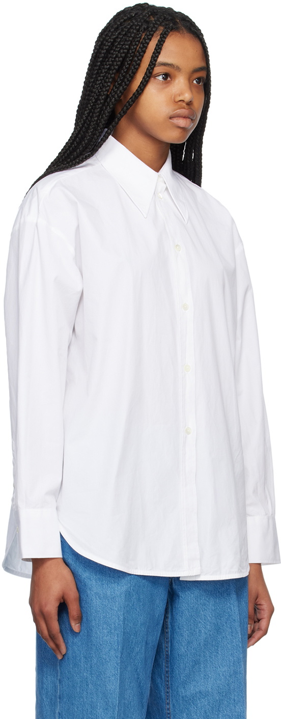 Teurn Studios White Droptail Shirt