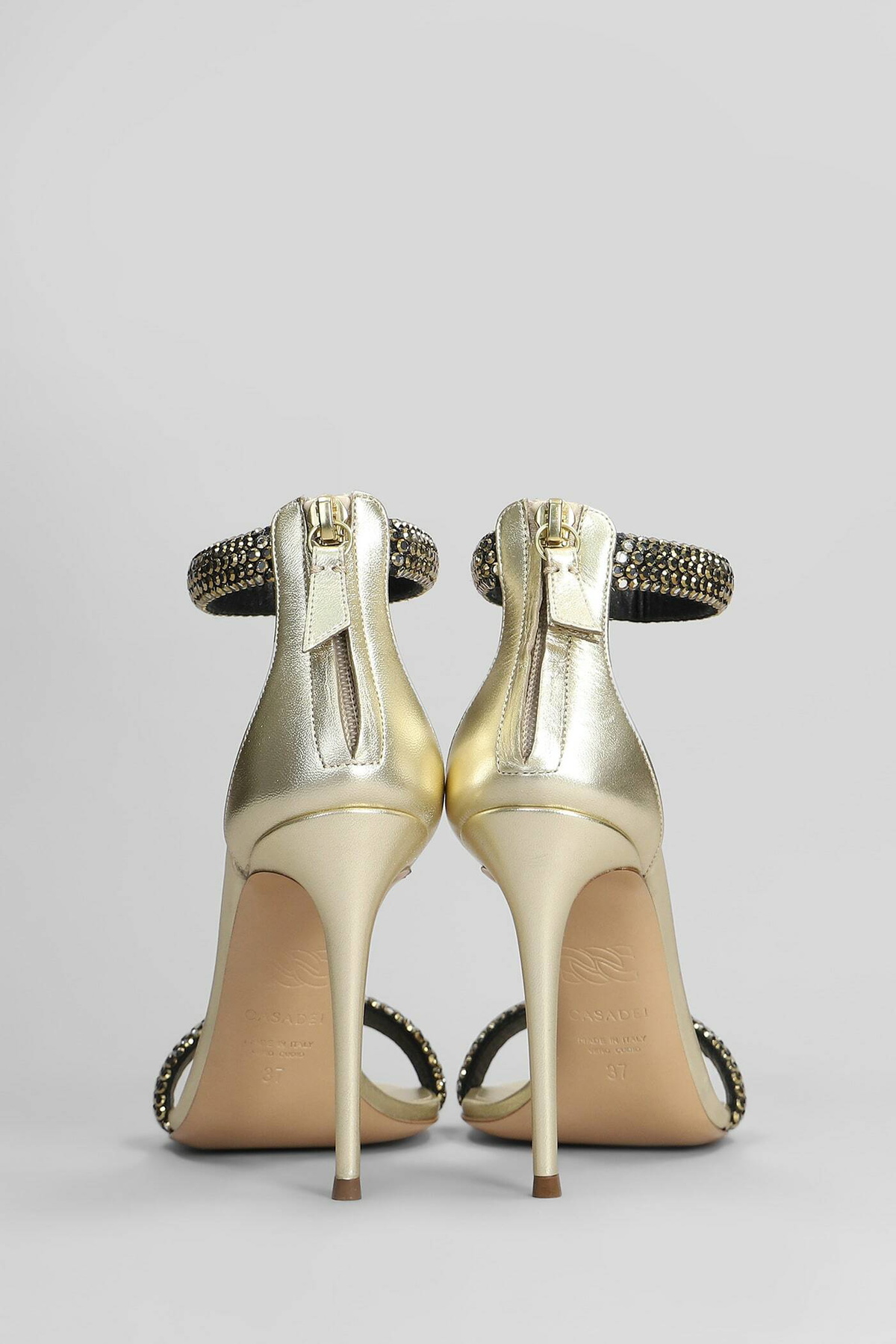Casadei Julia Kitten Heel in Olimpo/Interstallar-Argento