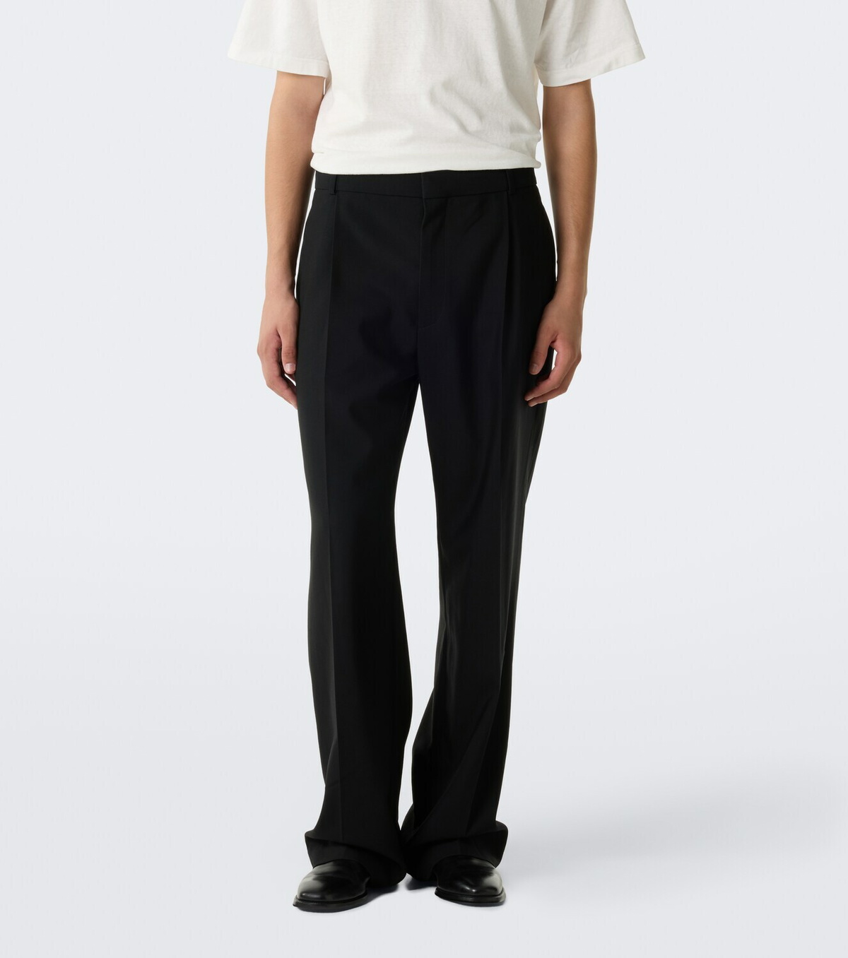 The Row Salma wool straight pants