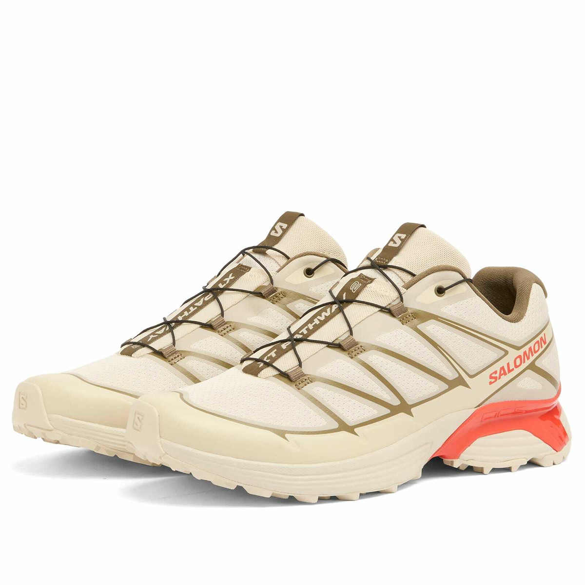 Salomon XT-PATHWAY 2 Sneaker in Rainy Day/Stone Gray/Cherry Tomato
