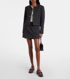 Bottega Veneta Woven miniskirt