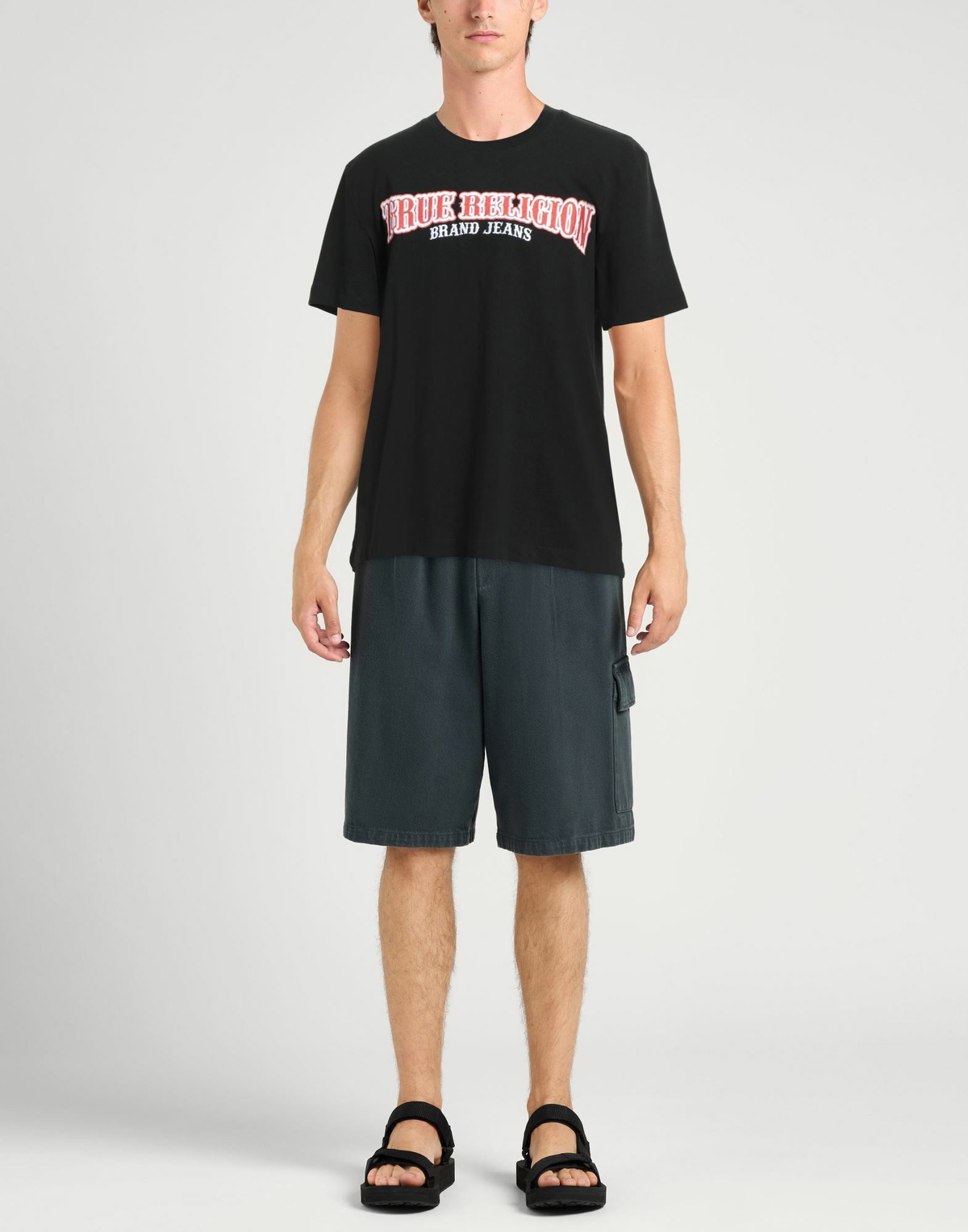 True Religion Mens T-shirt in Black