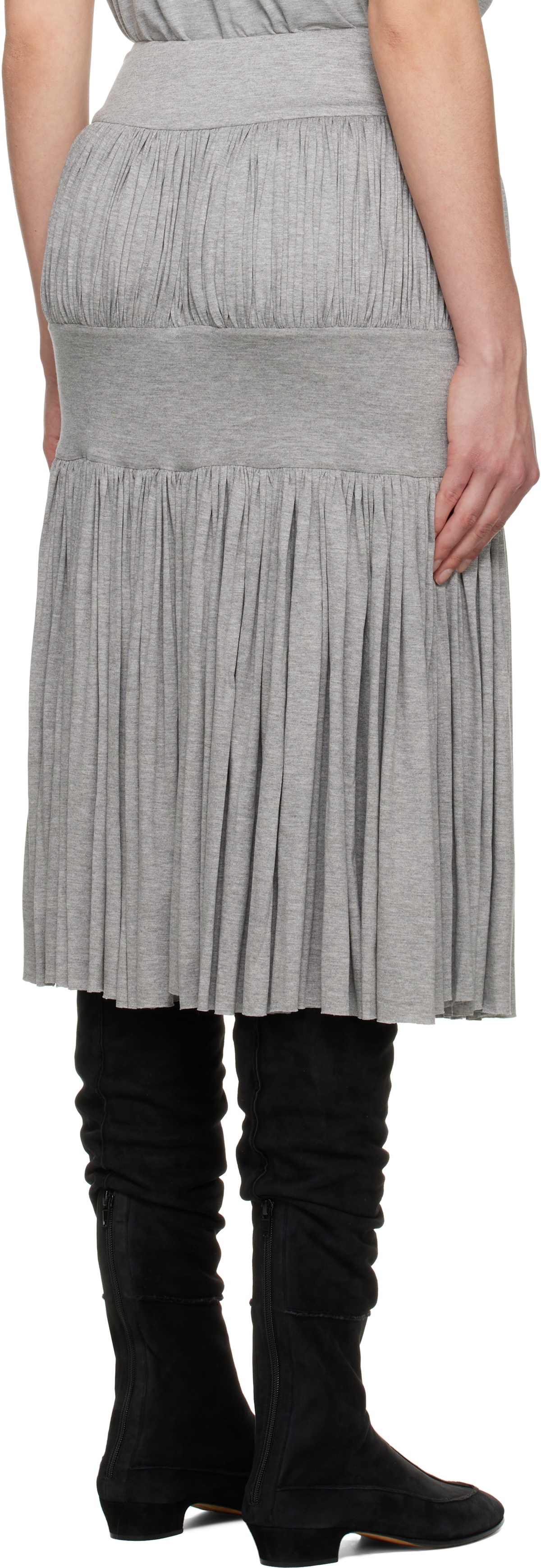 Nicklas Skovgaard Gray Anni Midi Skirt