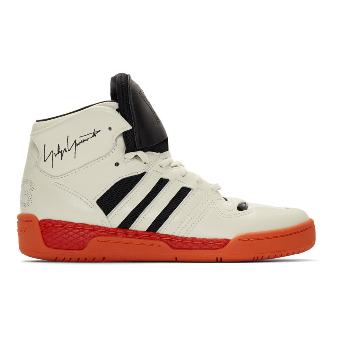 Photo: Y-3 Off-White and Black Hayworth Sneakers