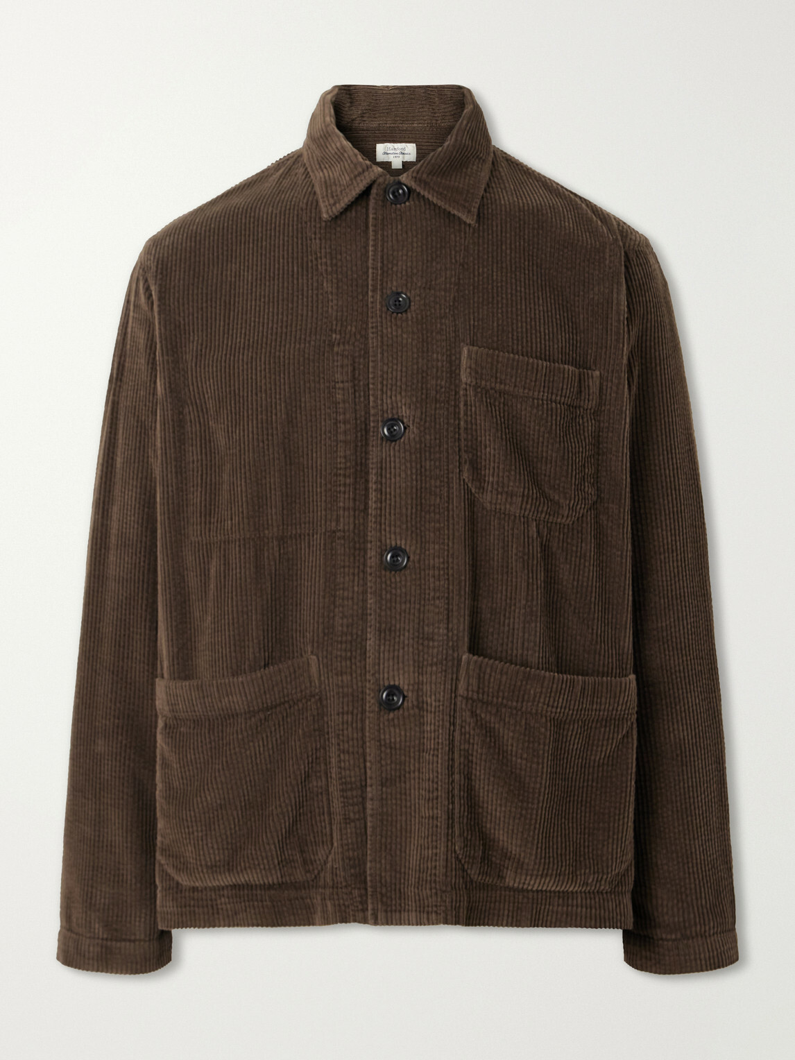 Hartford - Perry Cotton-Corduroy Jacket - Brown