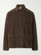 Hartford - Perry Cotton-Corduroy Jacket - Brown