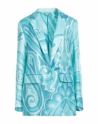 Etro Womens Blazer Sky in Blue