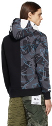 AAPE by A Bathing Ape Black Graphic Hoodie