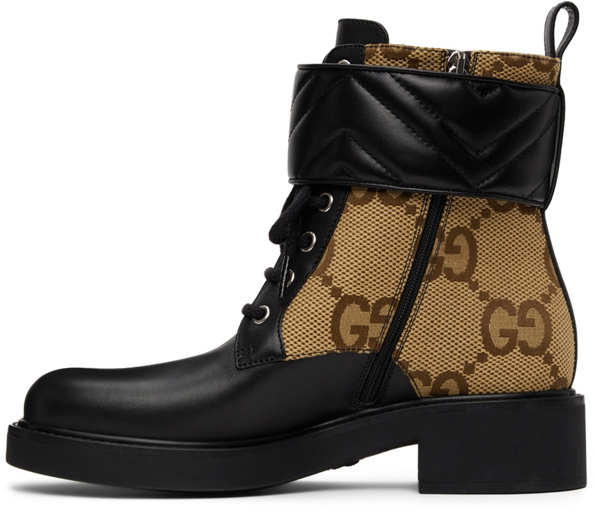 Gucci Black Marmont Double G Boots Gucci