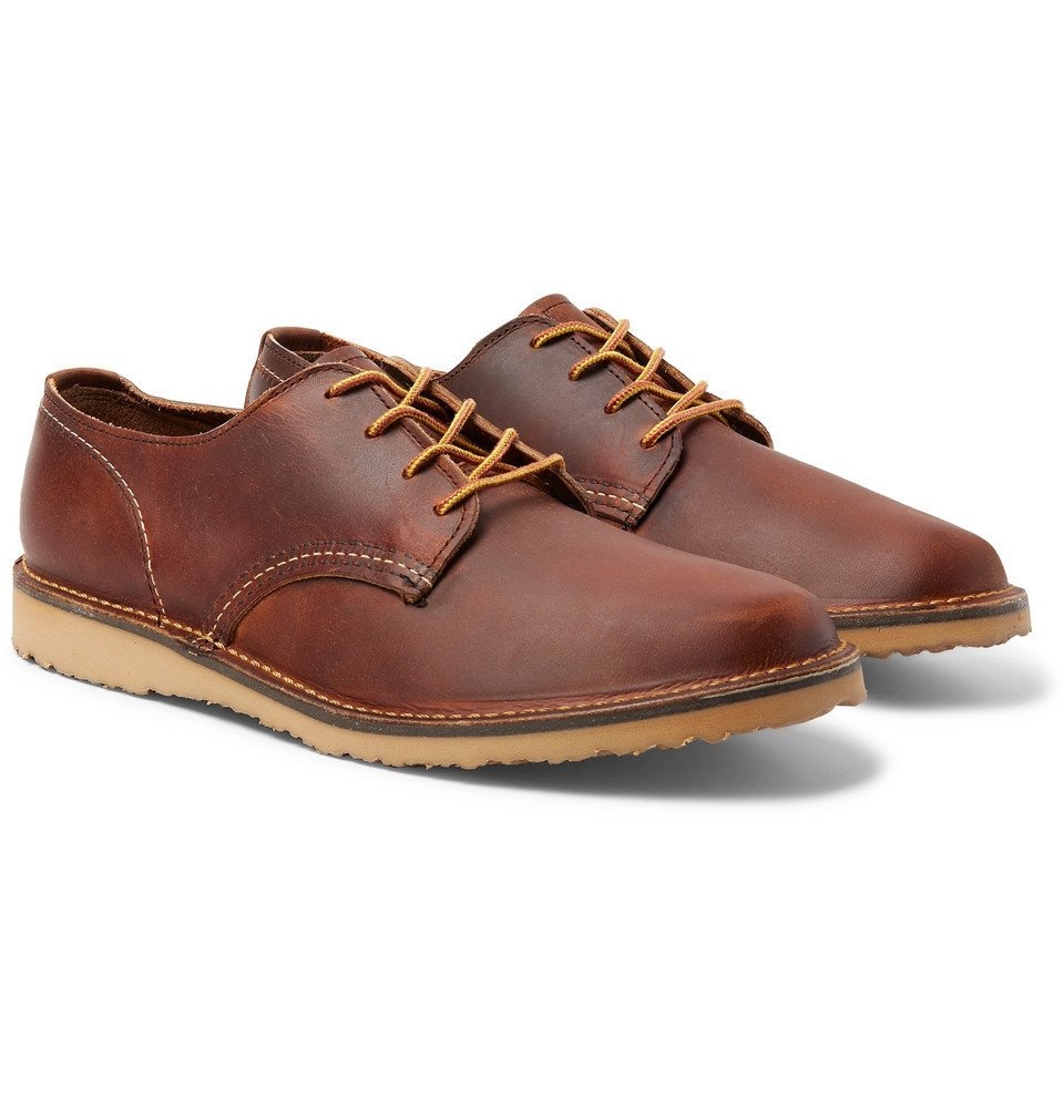 Photo: Red Wing Shoes - Weekender Leather Derby Shoes - Brown