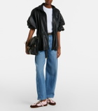 Givenchy Slim suede-trimmed sneakers