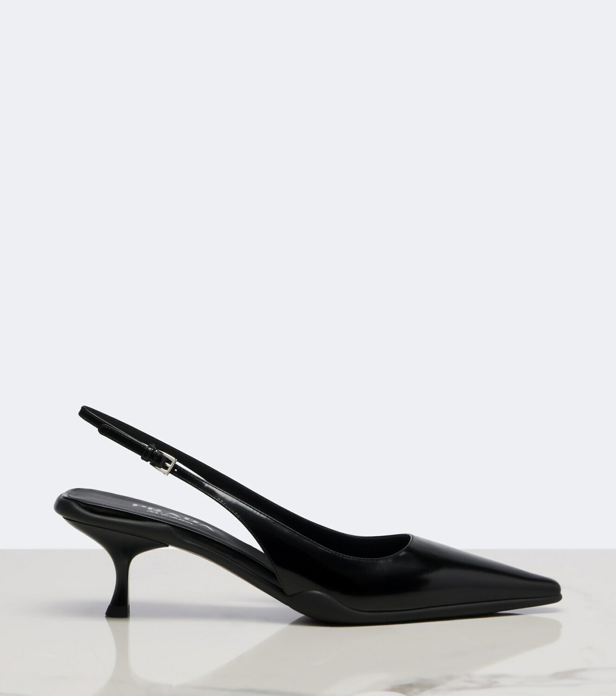 Prada Leather slingback pumps