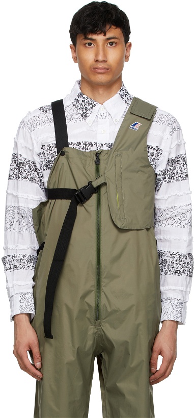 Photo: Engineered Garments Khaki K-Way Edition Kayden 3.0 Vest Bag