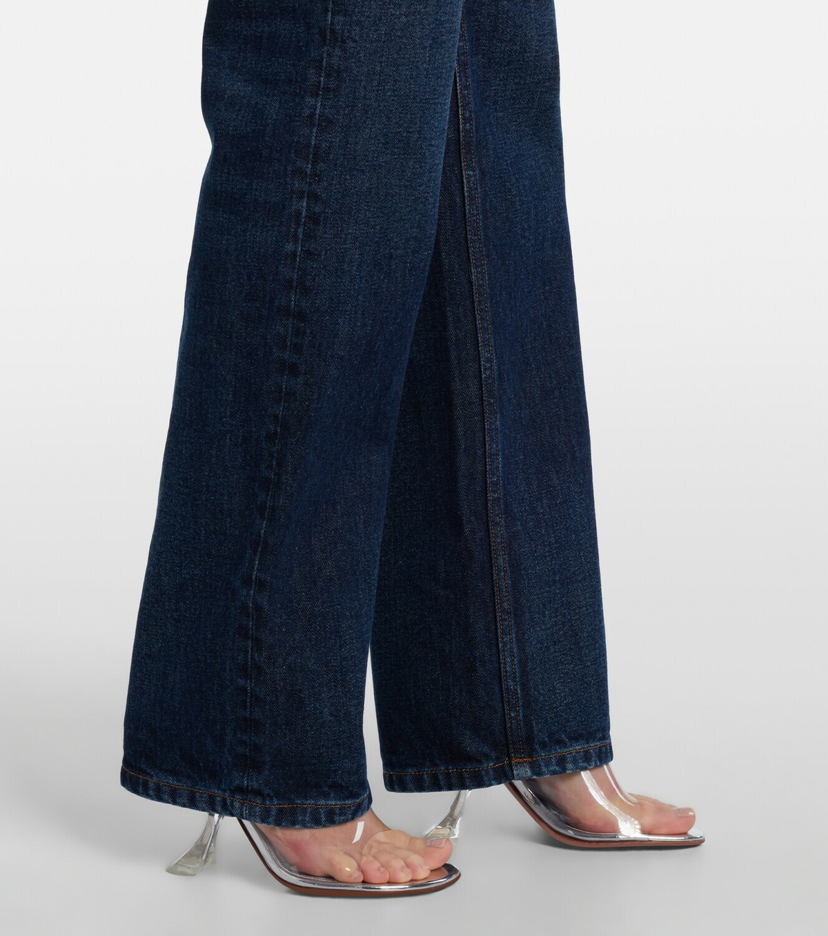 Jean Paul Gaultier Curved bootcut jeans