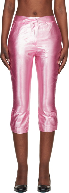 Photo: Edward Cuming Pink Knee Jerk Capri Shorts