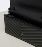 Saint Laurent Cassandre Envelope leather wallet on chain