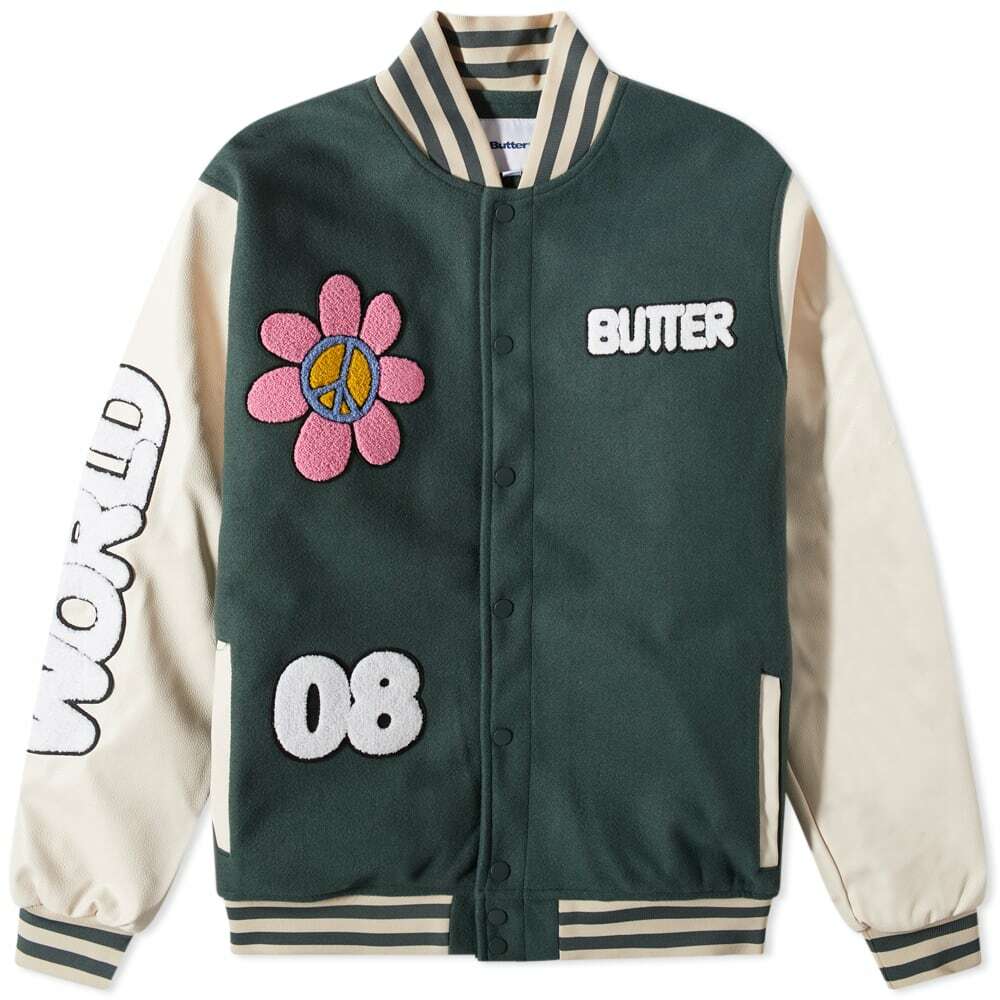 Forest Green Varsity Jacket