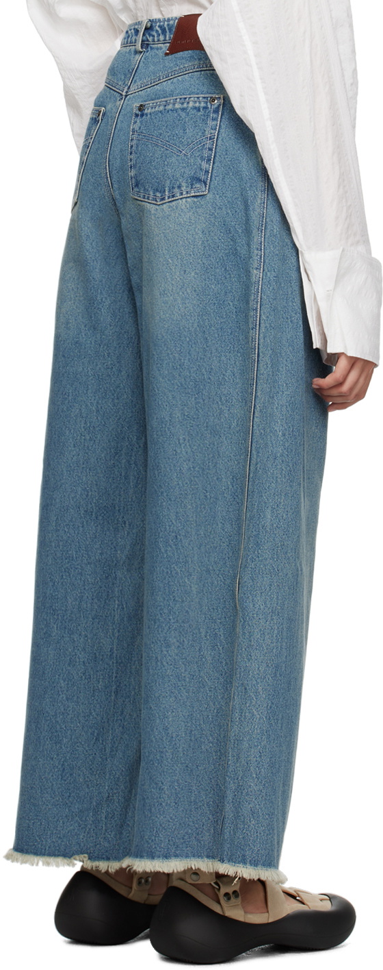 Subtle Le Nguyen Blue Five-Pocket Jeans
