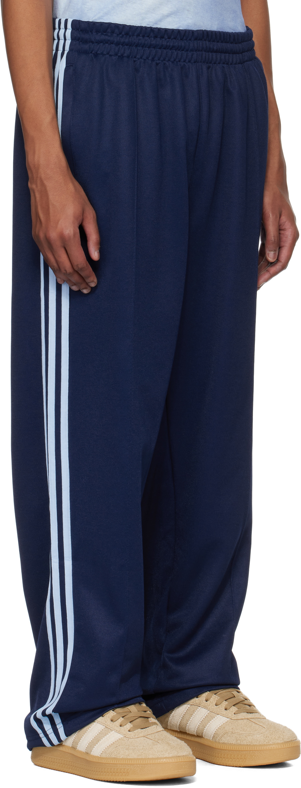 adidas Originals Blue Baggy Track Pants