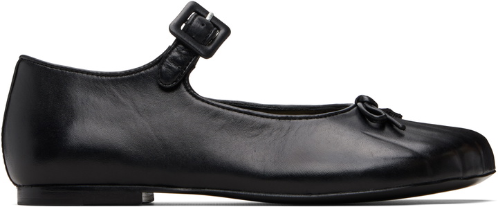 Photo: Sandy Liang Black Paw Mary Jane Ballerina Flats
