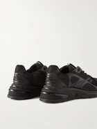Givenchy - Giv 1 TR Logo-Embossed Mesh, Leather and Suede Sneakers - Black