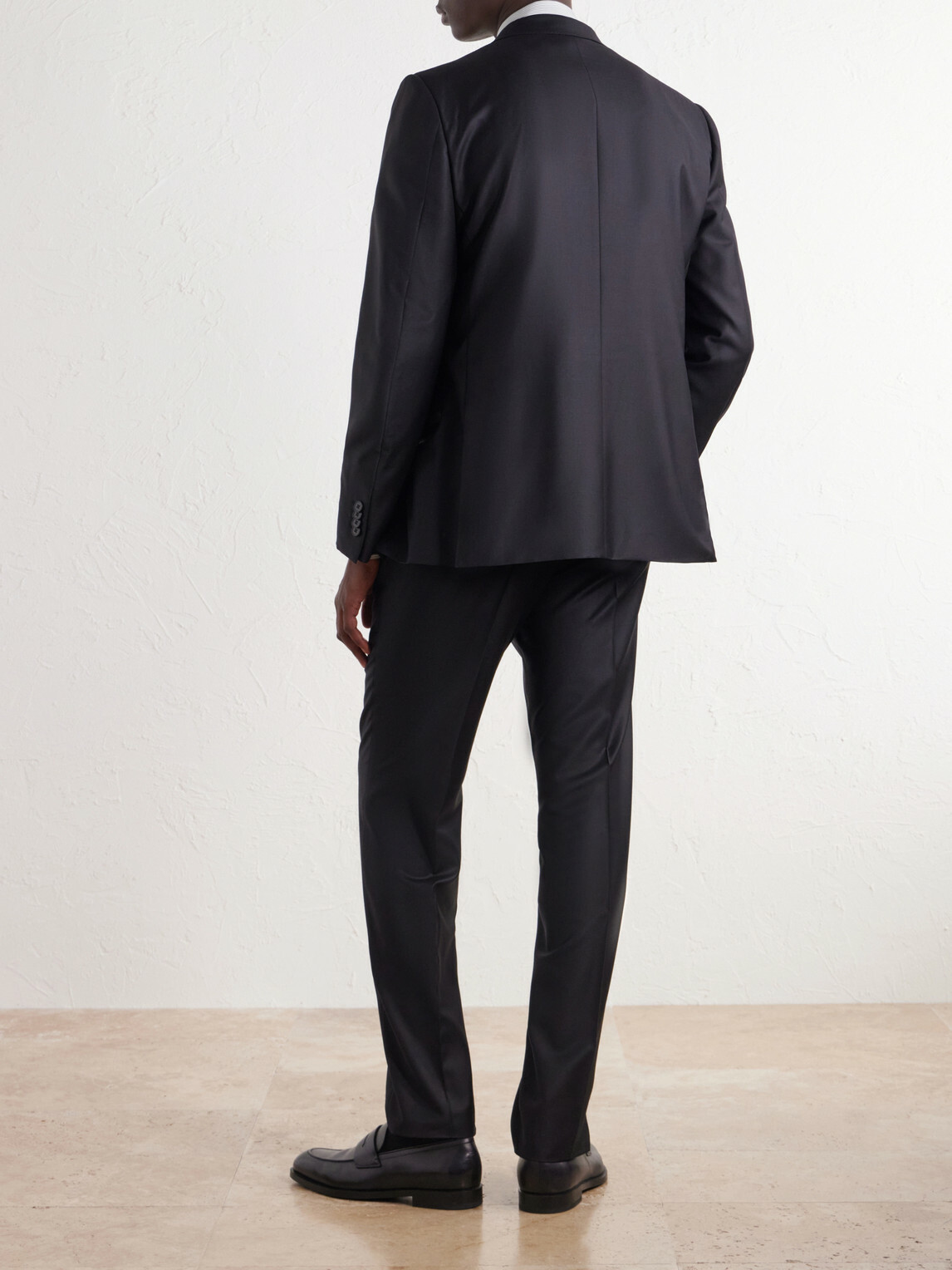Zegna - Merino Wool-Twill Suit - Black
