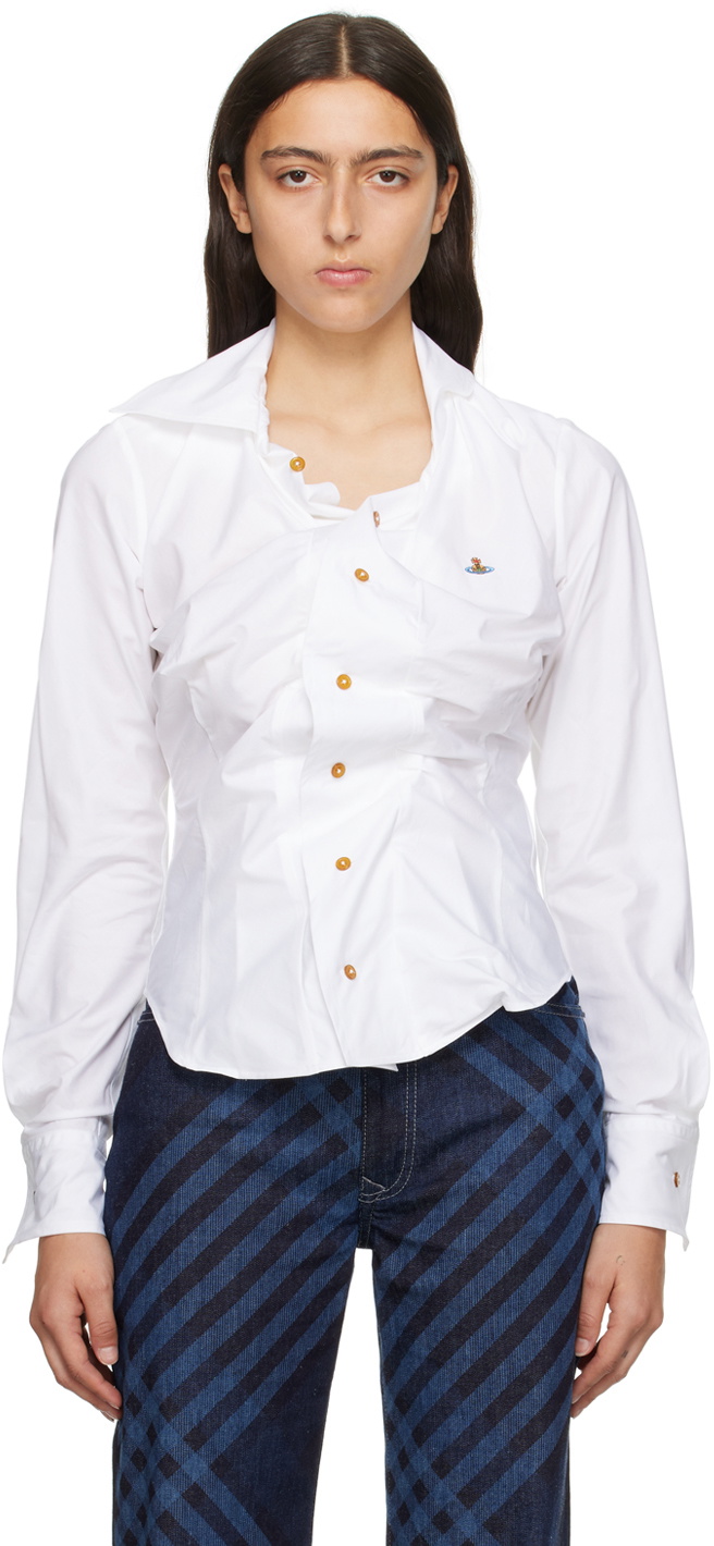 Vivienne Westwood White Drunken Shirt Vivienne Westwood