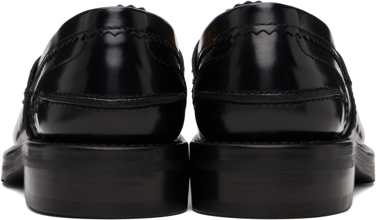 OUR LEGACY Black Leather Loafers