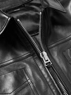 TOM FORD - Leather Blouson Jacket - Black