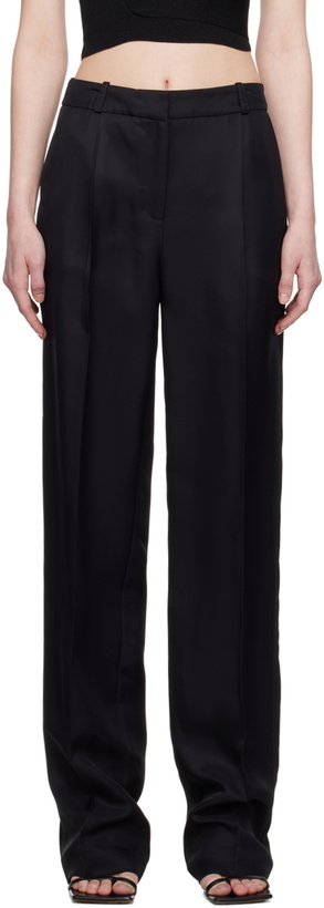 Photo: BOYAROVSKAYA Black Notte Trousers