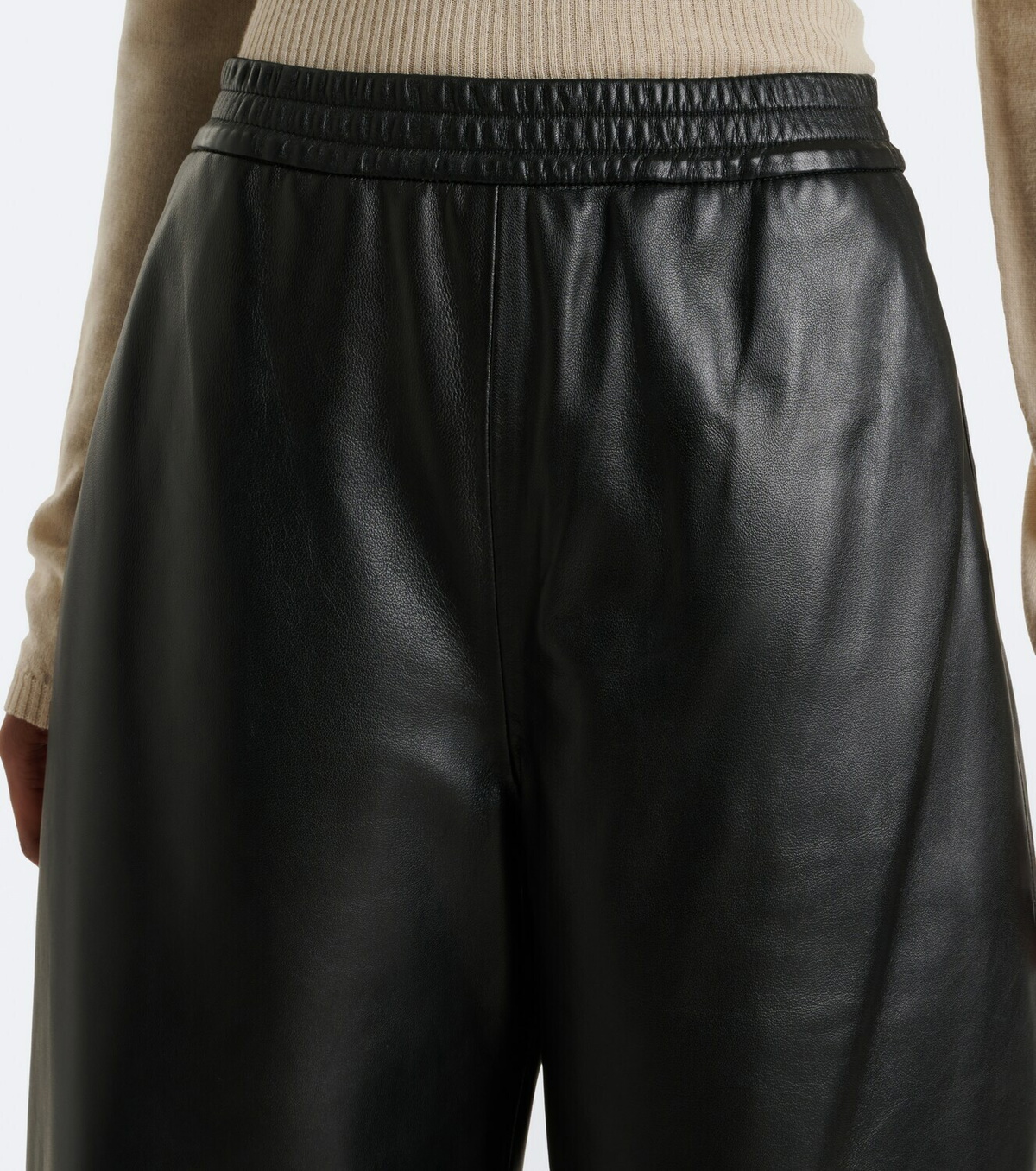 Arma Noa leather barrel-leg pants
